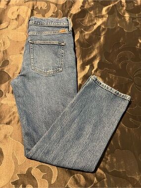 AYR All Year Round The LaLa True Story 90s Straight Leg Med Blue Denim Jeans 29S